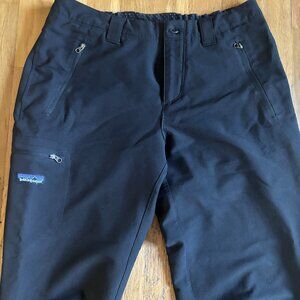 Patagonia Black Hiking Pants W/ Side Pocket Quick Dry Women's Size S